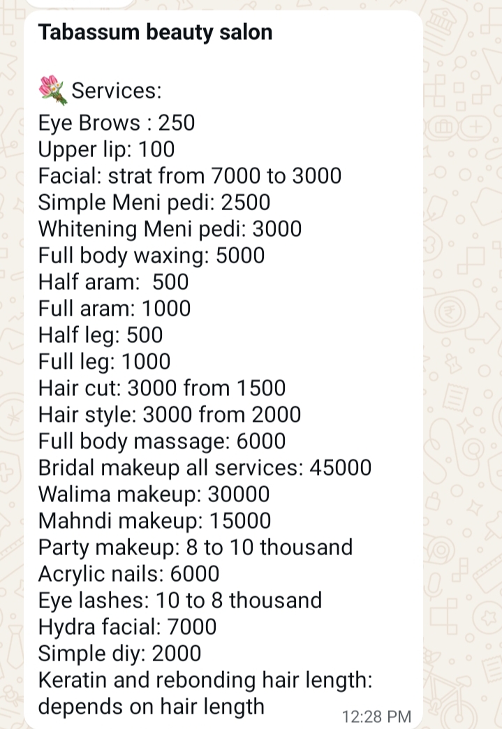 Tabassum Beauty Salon